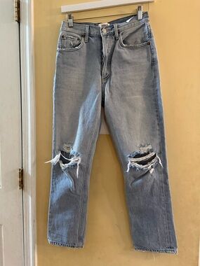 AGOLDE Riley High Rise Crop Jeans m, size 25